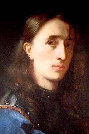 Johann Michael Rottmayr Self Portrait in a Blue Coat with Cuirass oil painting picture